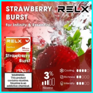 【Relx 6代煙彈】 全新現貨悅刻infinity 2六代煙彈 (煙彈x1)(通用Relx 4, 5代主機) 草莓
